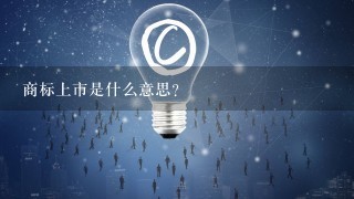 商标上市是什么意思?