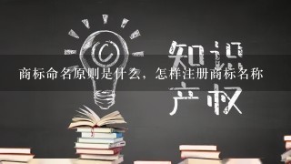 商标命名原则是什么，怎样注册商标名称