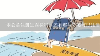 0公益注册过商标吗？还有哪些分类可以注册？