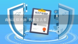 商标近似查询 到底怎么看