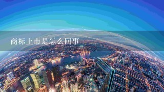 商标上市是怎么回事