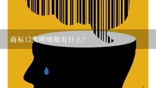 商标12类明细都有什么？