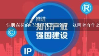 注册商标的TM和R外面1个圈，这两者有什么区别？