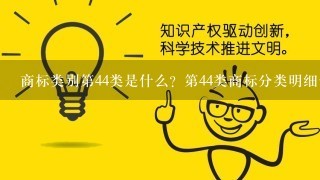 商标类别第44类是什么？第44类商标分类明细包含哪些服务行业？