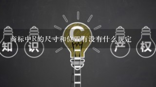 商标中R的尺寸和位置有没有什么规定