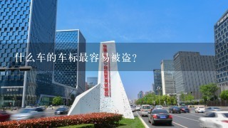 什么车的车标最容易被盗？