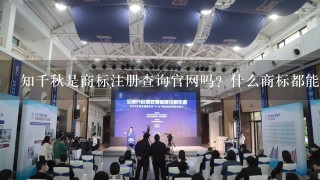 知千秋是商标注册查询官网吗？什么商标都能查吗