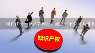 现在注册1个品牌商标，成立1个公司大概多少钱 怎么操作？ 求高人指点！