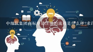 中细软集团商标申请注册的流程是什么样?求详细的介绍和步骤?