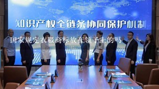 国家规定衣服商标放在领子上的吗